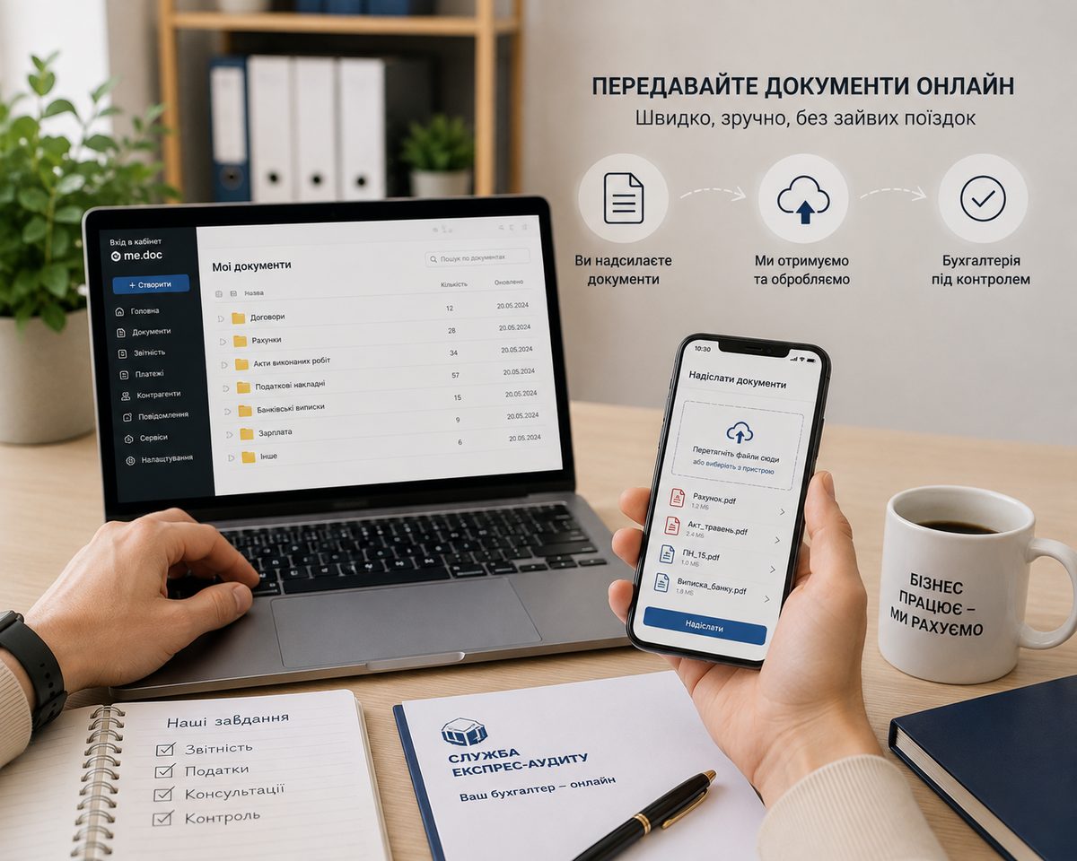 Онлайн-передача документів через me.doc та мобільний додаток